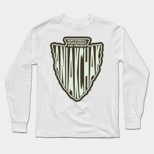 Aniakchak National Monument and Preserve name arrowhead Long Sleeve T-Shirt